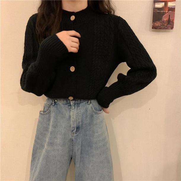 ディープカフスケーブルニット 4771-画像20-韓国ファッション通販POPREA［ポップリア］