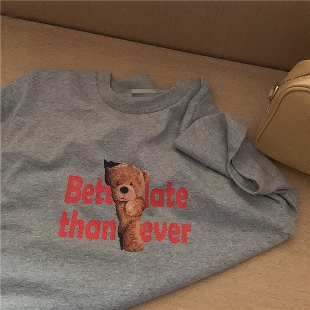 くまちゃんTシャツ 5103-画像20-韓国ファッション通販POPREA［ポップリア］