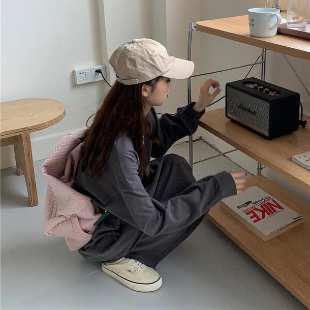 ロゴプリントトレーナーワンピース 4688-画像20-韓国ファッション通販POPREA［ポップリア］