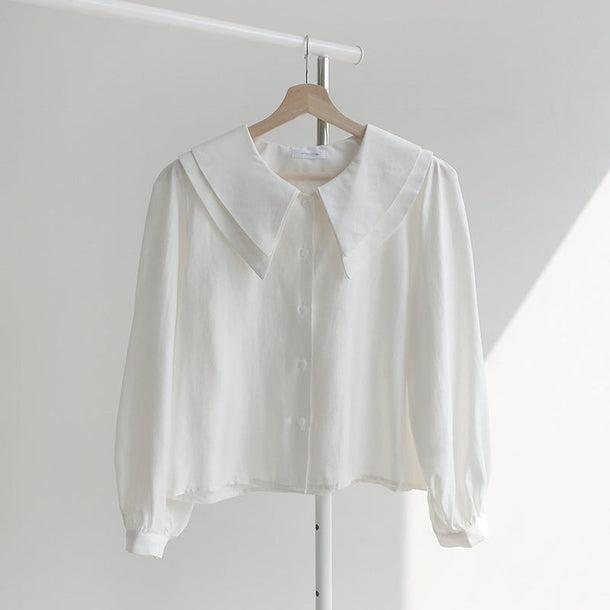 ダブルハンサムカットカラーブラウス 5113-画像20-韓国ファッション通販POPREA［ポップリア］