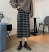 レトロチェックハイウエストミディスカート 4706-画像20-韓国ファッション通販POPREA［ポップリア］