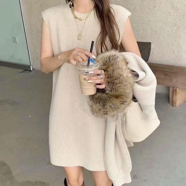 ハイネックニットトップス＆ミニワンピース 4815-画像21-韓国ファッション通販POPREA［ポップリア］