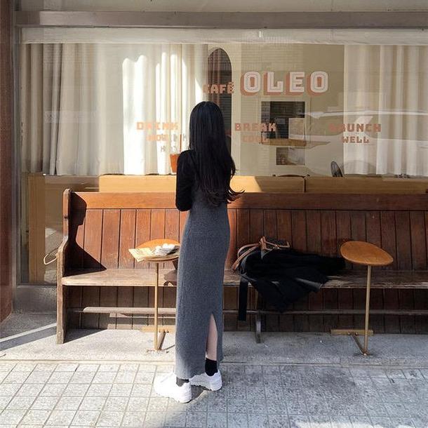 ニットキャミソールロングワンピース 4735-画像21-韓国ファッション通販POPREA［ポップリア］