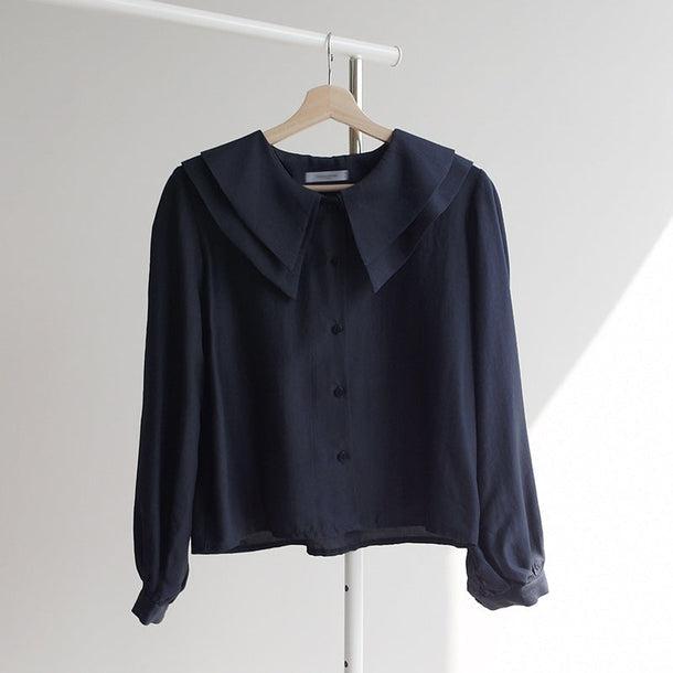 ダブルハンサムカットカラーブラウス 5113-画像21-韓国ファッション通販POPREA［ポップリア］