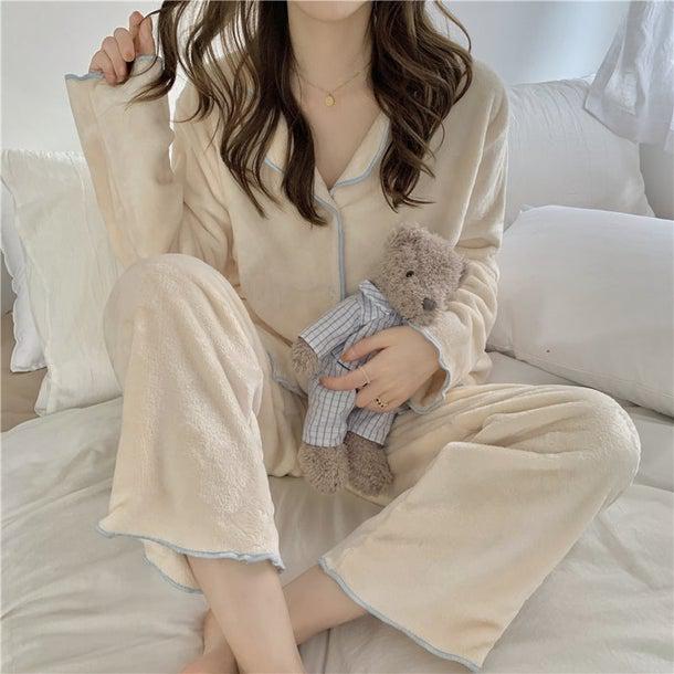 ふわふわベロアパジャマ 4961-画像21-韓国ファッション通販POPREA［ポップリア］