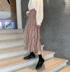 変形ランダムプリーツロングスカート 4969-画像21-韓国ファッション通販POPREA［ポップリア］