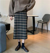 レトロチェックハイウエストミディスカート 4706-画像21-韓国ファッション通販POPREA［ポップリア］