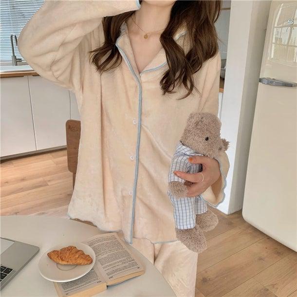 ふわふわベロアパジャマ 4961-画像22-韓国ファッション通販POPREA［ポップリア］