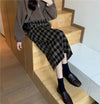 レトロチェックハイウエストミディスカート 4706-画像22-韓国ファッション通販POPREA［ポップリア］