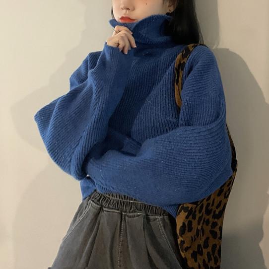 ハイネックワンポイントボリュームニット 4916-画像22-韓国ファッション通販POPREA［ポップリア］