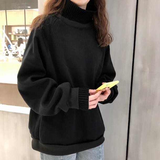 ステッチハイカラーレイヤードスウエット 4762-画像23-韓国ファッション通販POPREA［ポップリア］