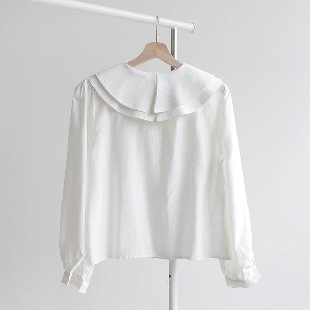 ダブルハンサムカットカラーブラウス 5113-画像23-韓国ファッション通販POPREA［ポップリア］