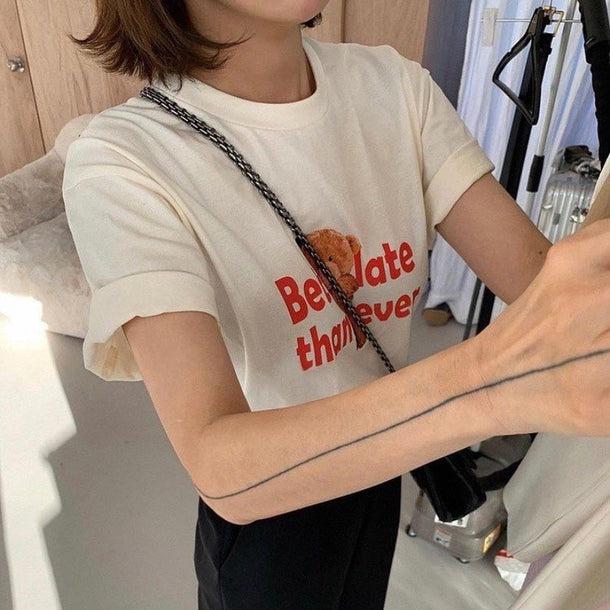 くまちゃんTシャツ 5103-画像23-韓国ファッション通販POPREA［ポップリア］