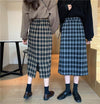 レトロチェックハイウエストミディスカート 4706-画像24-韓国ファッション通販POPREA［ポップリア］