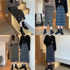 レトロチェックハイウエストミディスカート 4706-画像25-韓国ファッション通販POPREA［ポップリア］