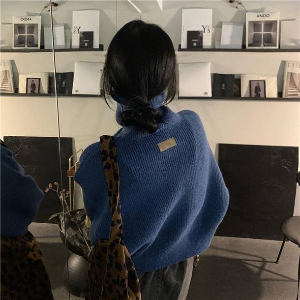 ハイネックワンポイントボリュームニット 4916-画像25-韓国ファッション通販POPREA［ポップリア］