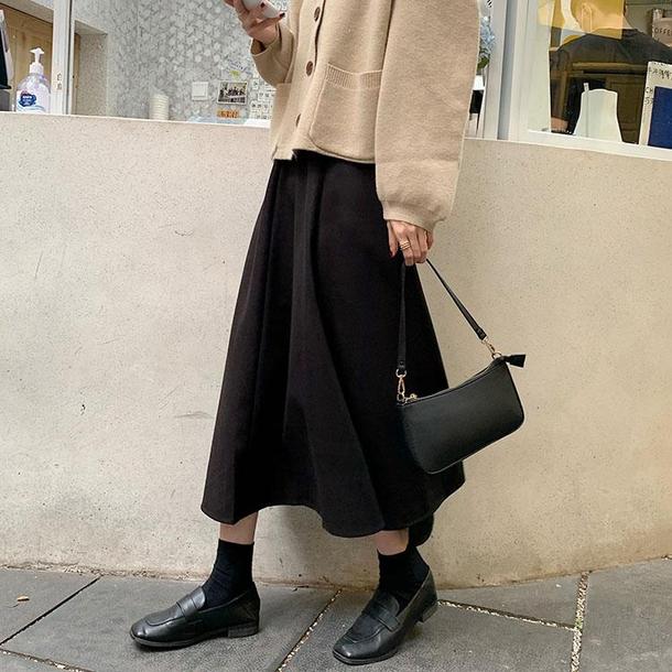 ハイウエストフレアスカート 4888-画像26-韓国ファッション通販POPREA［ポップリア］