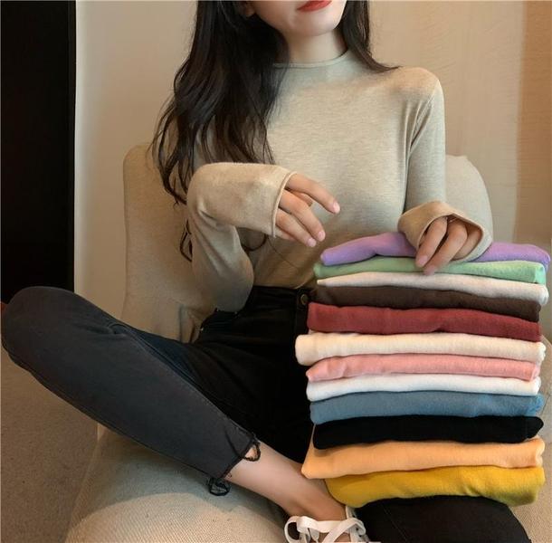 ベーシックハイネックカラートップス 4872-画像26-韓国ファッション通販POPREA［ポップリア］