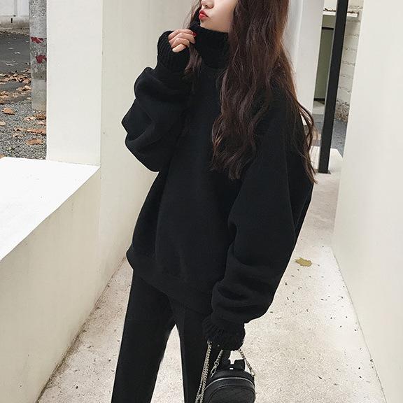 ステッチハイカラーレイヤードスウエット 4762-画像27-韓国ファッション通販POPREA［ポップリア］