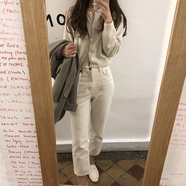 ラウンドネックショートカーディガン 4972-画像28-韓国ファッション通販POPREA［ポップリア］