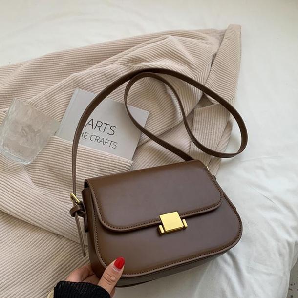 レトロラウンドショルダーバッグ 4880-画像2-韓国ファッション通販POPREA［ポップリア］