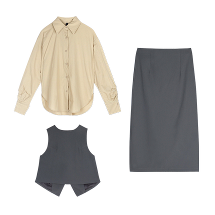 スリーピーススーツセットアップ 5044-画像33-韓国ファッション通販POPREA［ポップリア］