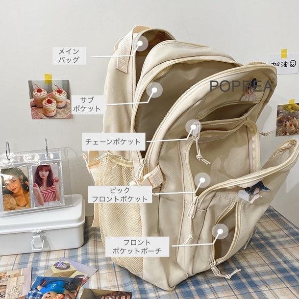 シンプルカジュアルバックパック 5037-画像33-韓国ファッション通販POPREA［ポップリア］