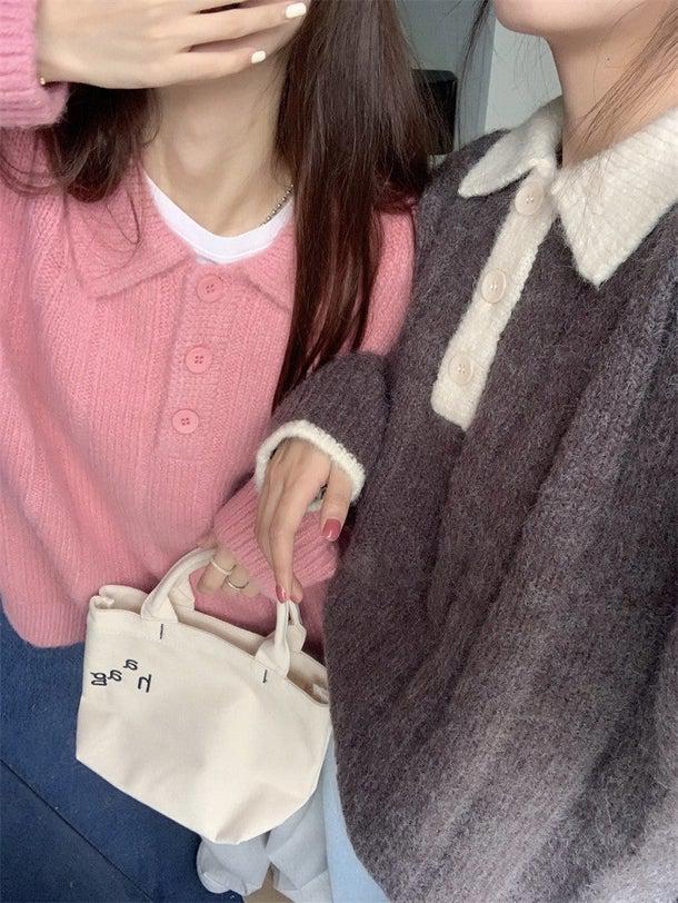 ルーズポロニット 4976-画像33-韓国ファッション通販POPREA［ポップリア］