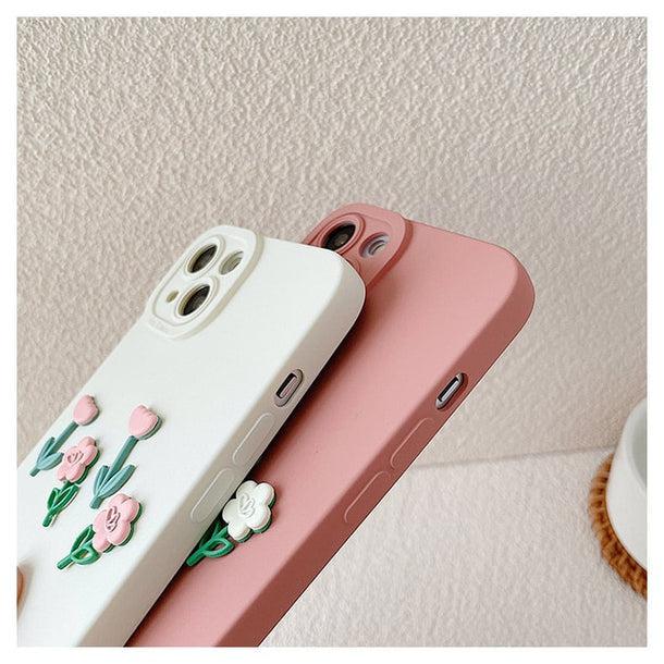 3Dおはなphoneケース﻿ 5142-画像3-韓国ファッション通販POPREA［ポップリア］