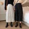 変形ランダムプリーツロングスカート 4969-画像3-韓国ファッション通販POPREA［ポップリア］