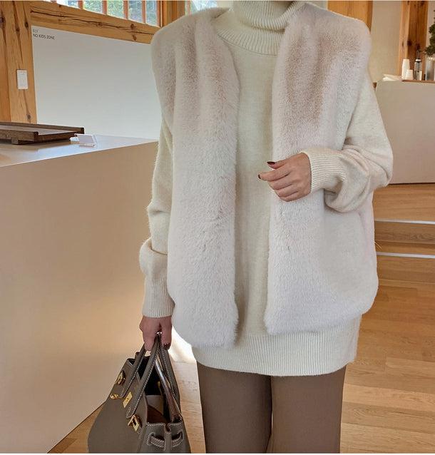 エコファーベスト 5004-画像3-韓国ファッション通販POPREA［ポップリア］