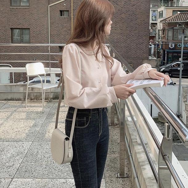 ベーシックスクエアネックトップス 4703-画像3-韓国ファッション通販POPREA［ポップリア］