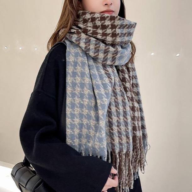 ソフトカラーパターンマフラー 4905-画像3-韓国ファッション通販POPREA［ポップリア］