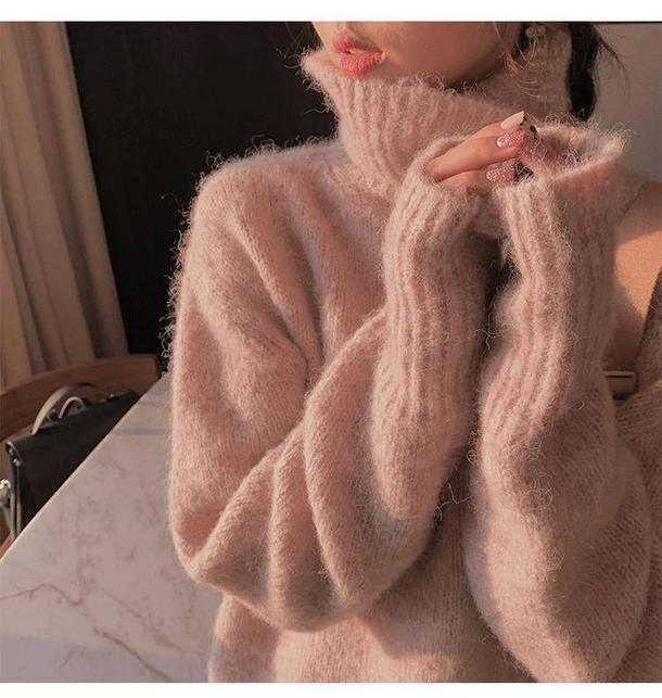 モヘアタートルネックニット 4877-画像3-韓国ファッション通販POPREA［ポップリア］