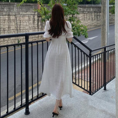 シアースリットロングドレス﻿﻿ 5804-画像3-韓国ファッション通販POPREA［ポップリア］