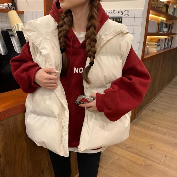 エコダウンベスト 4780-画像3-韓国ファッション通販POPREA［ポップリア］