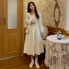 スクエアネックフランスワンピース 4876-画像3-韓国ファッション通販POPREA［ポップリア］