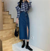 スリットデニムスカート 4760-画像3-韓国ファッション通販POPREA［ポップリア］