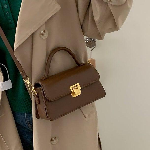 2way持ち手付きレトロショルダーバッグ 4985-画像3-韓国ファッション通販POPREA［ポップリア］