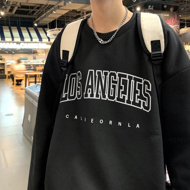 レタープリントルーズスウエット 5017-画像4-韓国ファッション通販POPREA［ポップリア］