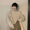 ハイネックワンポイントボリュームニット 4916-画像4-韓国ファッション通販POPREA［ポップリア］