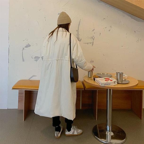 バッグドロストロングコート 4817-画像4-韓国ファッション通販POPREA［ポップリア］