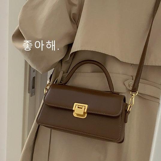 2way持ち手付きレトロショルダーバッグ 4985-画像4-韓国ファッション通販POPREA［ポップリア］