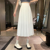 ハイウエストフロントプリーツロングスカート 5338-画像4-韓国ファッション通販POPREA［ポップリア］