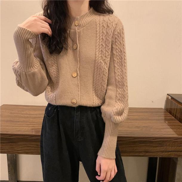 ディープカフスケーブルニット 4771-画像4-韓国ファッション通販POPREA［ポップリア］