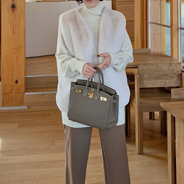 エコファーベスト 5004-画像4-韓国ファッション通販POPREA［ポップリア］