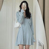タックフレアシャツワンピ 5583-画像4-韓国ファッション通販POPREA［ポップリア］