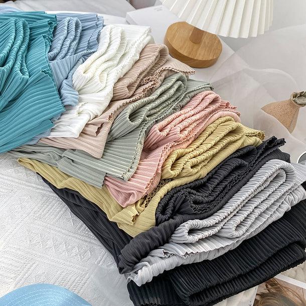 シルクタッチカラーリブパンツ 5225-画像4-韓国ファッション通販POPREA［ポップリア］