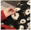 フラワーボアロングスカート 4838-画像4-韓国ファッション通販POPREA［ポップリア］