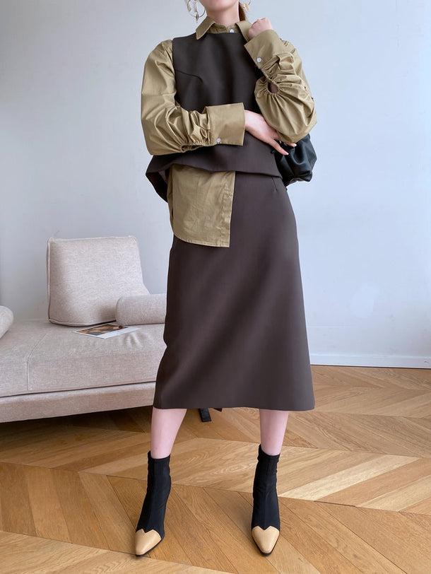 スリーピーススーツセットアップ 5044-画像4-韓国ファッション通販POPREA［ポップリア］